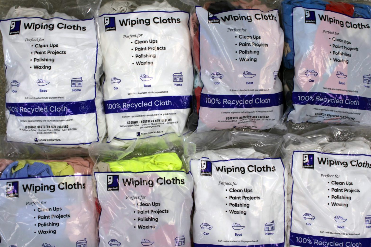 Goodwill's Wiping Cloths Environment Friendly Cleaning Cloths