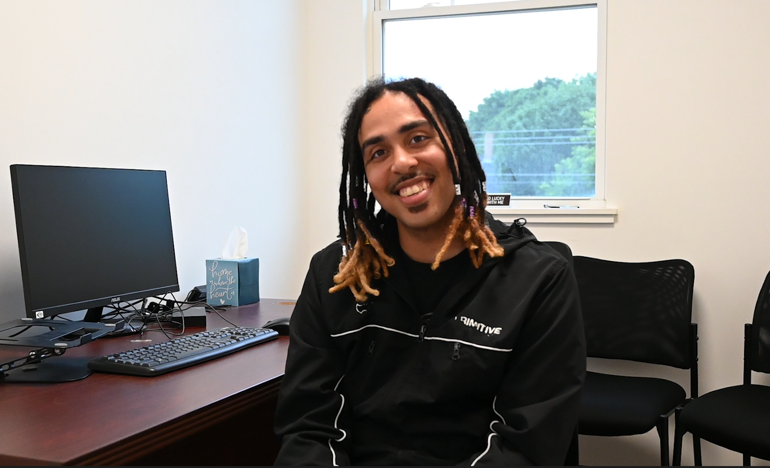 Man smiling for photo